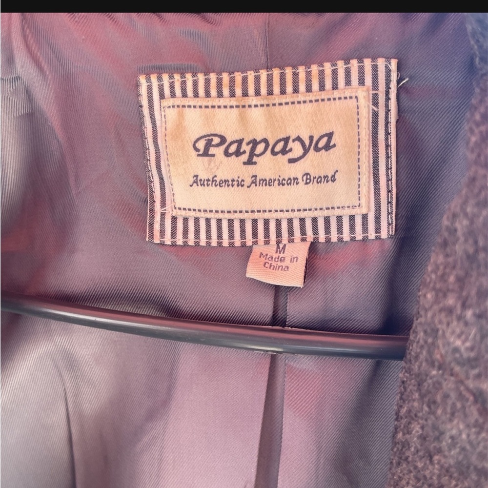 Papaya grey coat